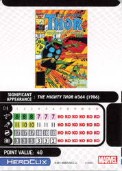 Frog Thor #037b Rare, Prime Avengers: War of the Realms