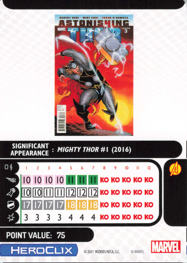 Thor #045 Super Rare Avengers: War of the Realms