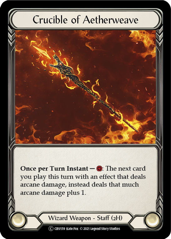 Crucible of Aetherweave (Rainbow Foil) [U-CRU159-RF] Unlimited Rainbow Foil