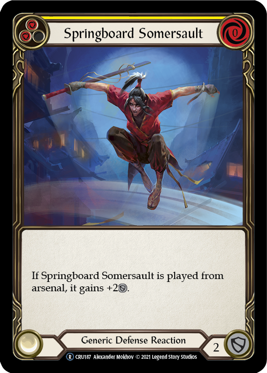 Springboard Somersault (Rainbow Foil) [U-CRU187-RF] Unlimited Rainbow Foil