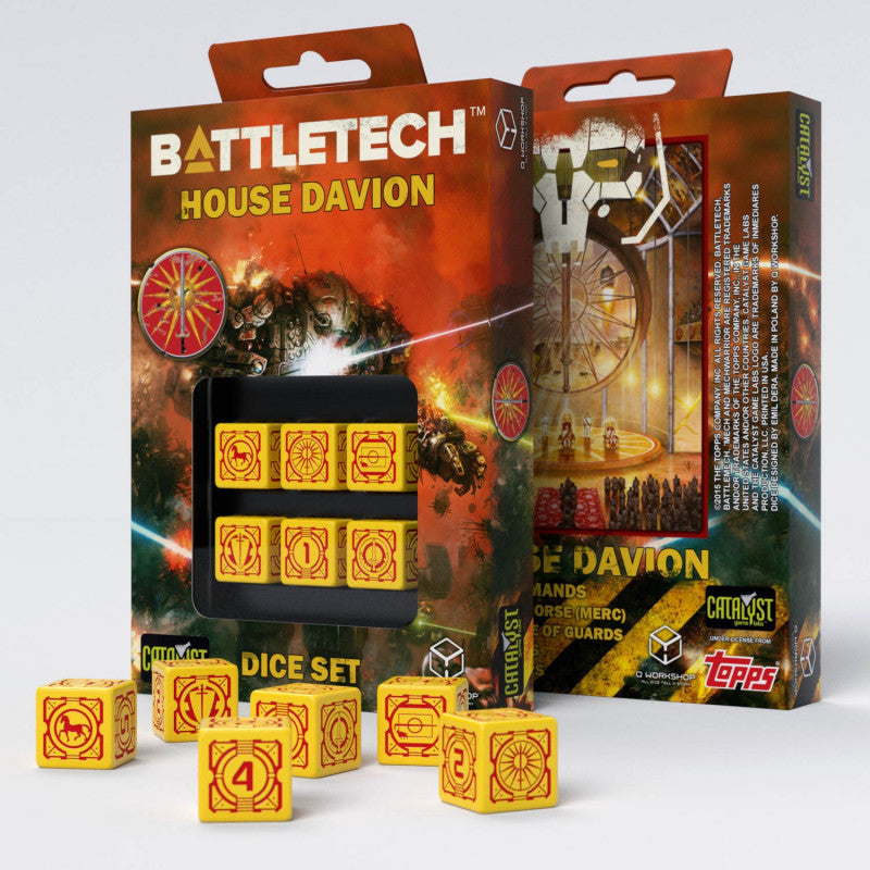 BattleTech: House Davion D6 Dice Set (6)