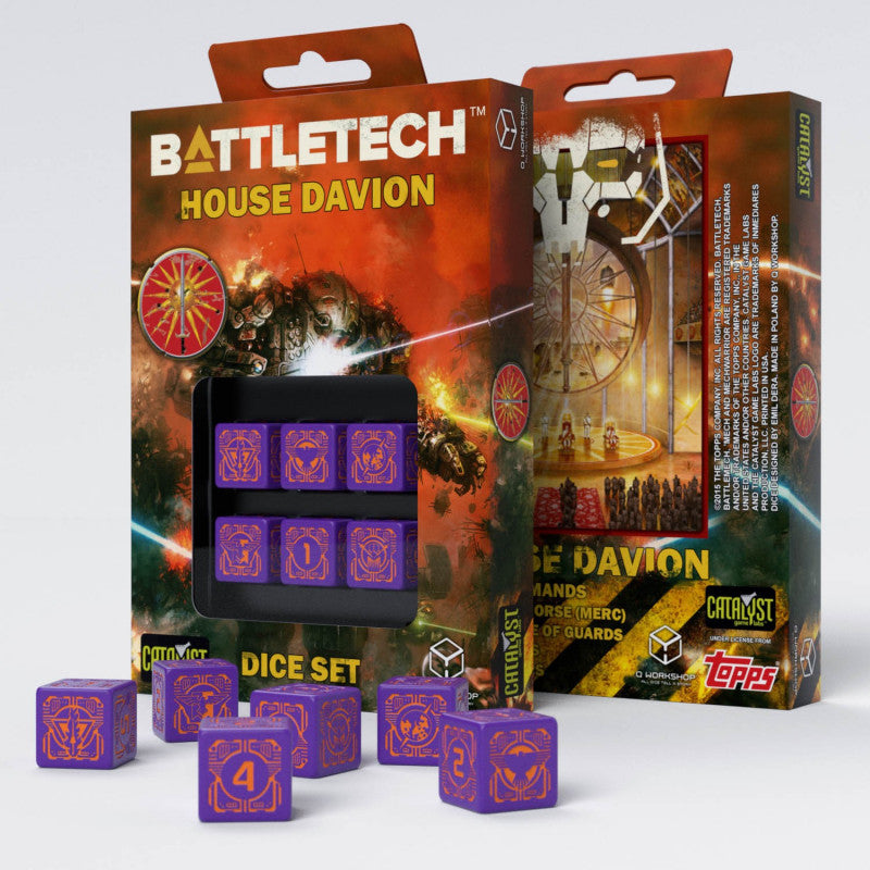 BattleTech: House Marik D6 Dice Set (6)