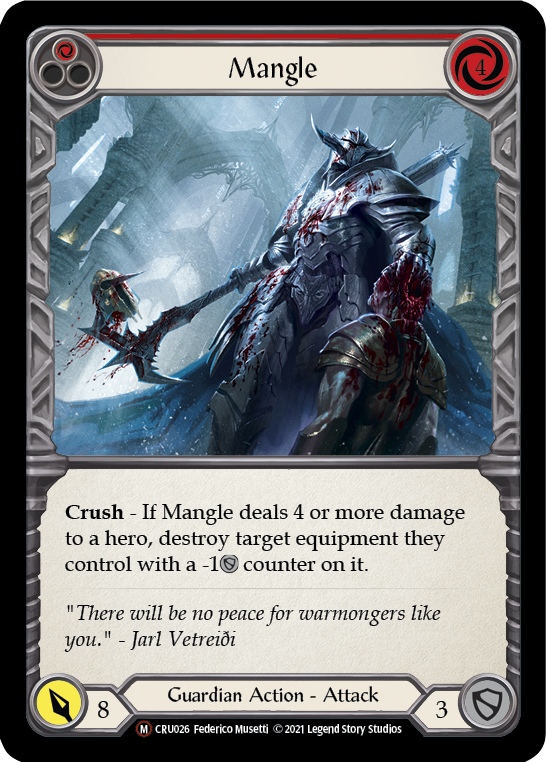 Mangle (Rainbow Foil) [U-CRU026-RF] Unlimited Rainbow Foil