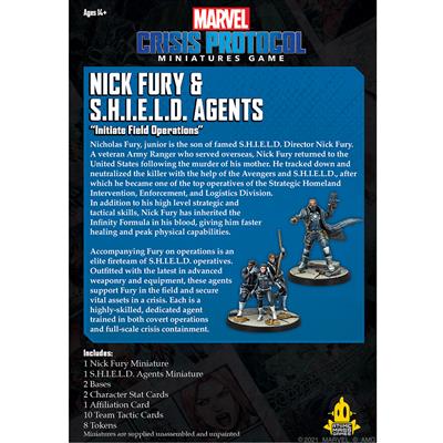 MARVEL CRISIS PROTOCOL: NICK FURY AND S.H.I.E.L.D. AGENTS