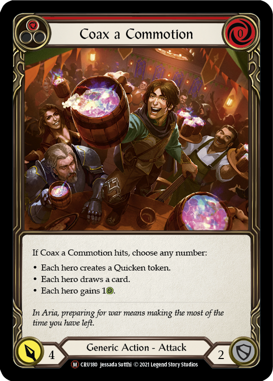 Coax a Commotion (Rainbow Foil) [U-CRU180-RF] Unlimited Rainbow Foil