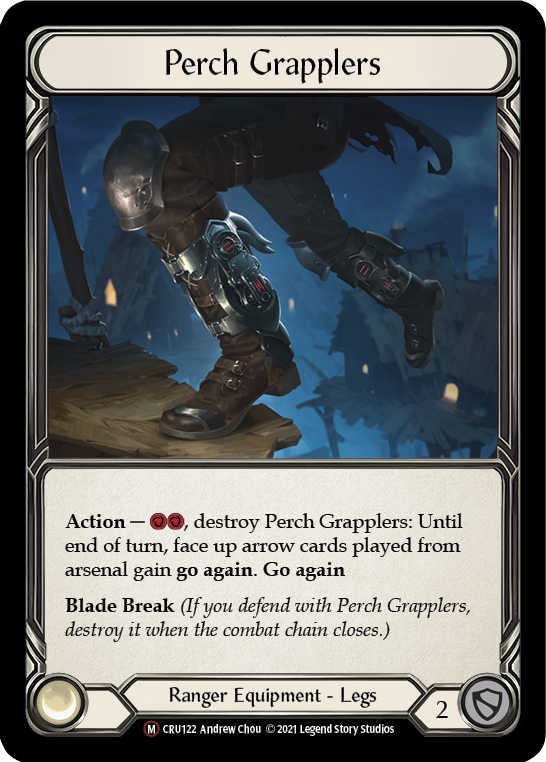 Perch Grapplers (Rainbow Foil) [U-CRU122-RF] Unlimited Rainbow Foil