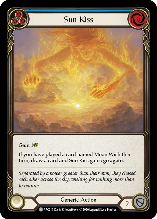 Sun Kiss  (Blue) [U-ARC214] Unlimited Rainbow Foil