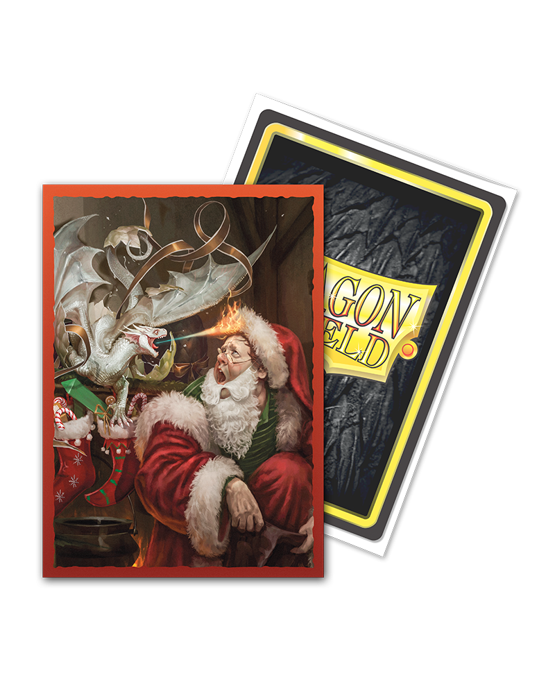 Dragon Shields: (100) Brushed Art Sleeves - Christmas (2021)