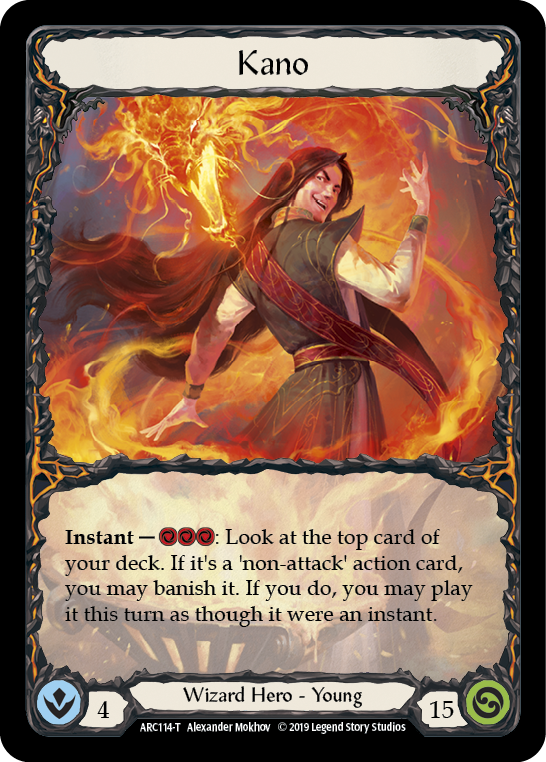 Kano // Nebula Blade [ARC114-T // ARC077-T] 1st Edition Normal