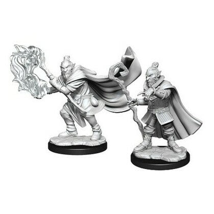 Critical Role Unpainted Miniatures: Hobgoblin Wizard and Druid Male