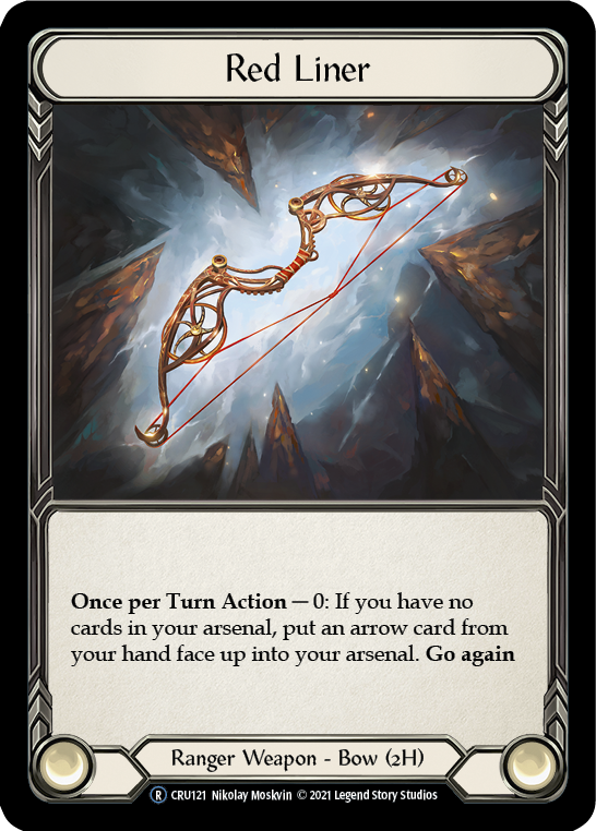 Red Liner (Rainbow Foil) [U-CRU121-RF] Unlimited Rainbow Foil