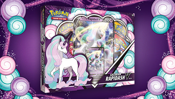 Pokemon TCG: Sword & Shield: GALARIAN RAPIDASH V BOX