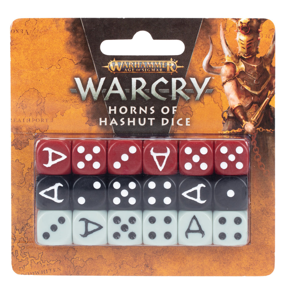 Warcry Horns of Hashut Dice set