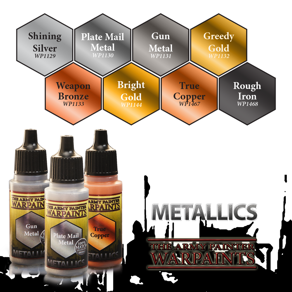 The Army Painter Metallics Paint Set 8-piece