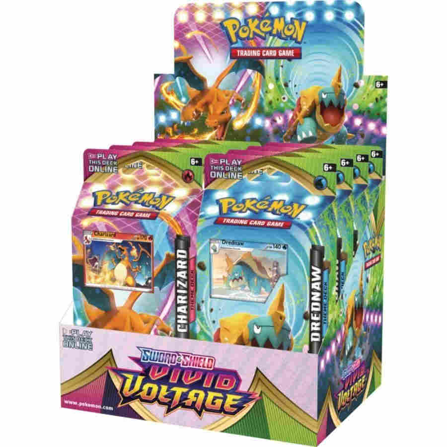 Pokemon TCG: Sword & Shield - Vivid Voltage Theme Deck Display