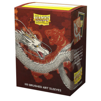 DRAGON SHIELD: WATER TIGER 2022 - ART, BRUSHED CARD SLEEVES (100CT)