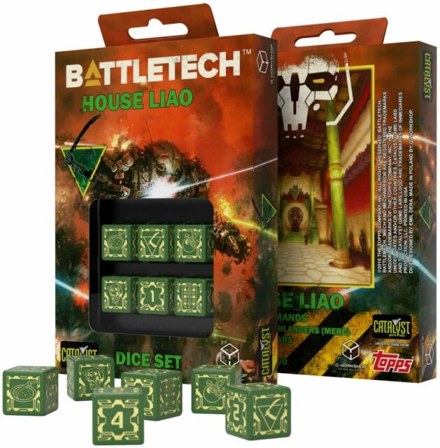 BattleTech: House Liao D6 Dice Set (6)
