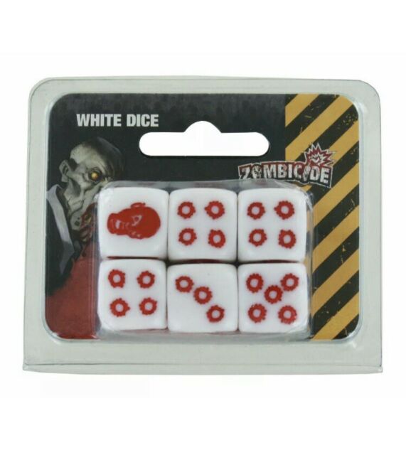 Zombicide: Dice - White (Blister Only)