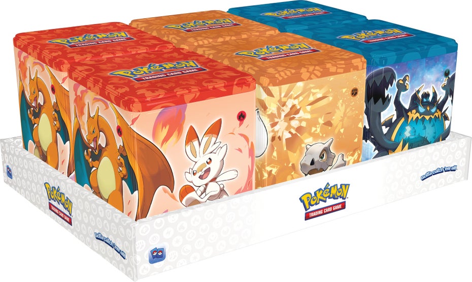 POKEMON TCG: Fighting/Fire/Darkness Stacking Tins