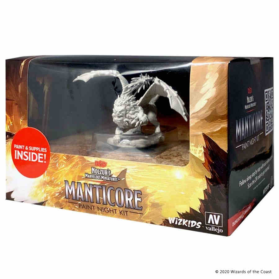 D&D Nolzur's Marvelous Miniatures: Manticore Paint Night Kit